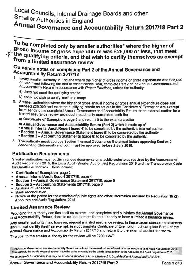 18- Annual Governance &amp; accountability return_Page_1